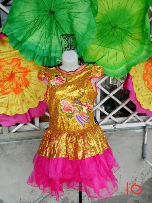 Váy 19 Công Vàng Hồng